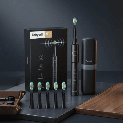 Fairywill electric toothbrush and water flosser for effective daily oral hygiene, cleaner teeth, and a fresher smile. Shop online at CayanTrading.com.